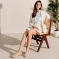 thumbnail image 3 of Ablanczoom Womens Loafers Comfort Flats Shoes Slip-on Casual Woman Shoe No-Slip Genuine Leather Walking Sneakers, 3 of 8