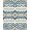 Blue Ivory, Pattern 11, variant on ODIKA 8'x10' Washable Area Rug Non-Shedding, Easy Care, Reef Starfish Seashell Border Nautical Motifs Marine Striped Coral Playful for King Size Bedroom Under Bed, Master Suite