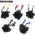 thumbnail image 5 of LINLIN RC Crawler Car Metal Silver Tow Chain Trailer Winch Hook Scale Accessories for 1/10 1/12 1/14 RC Rock Truck Traxxas TRX4 Axial SCX10 90046 Tamiya Vehicles Update Parts (Black), 5 of 5