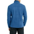 thumbnail image 2 of Mafoose Men's Long Sleeve Microfleece 1/2-Zip Pullover Light Royal Medium, 2 of 5