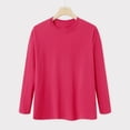 thumbnail image 2 of OYXSER Men's Long Sleeve T Shirt Crew Neck Cotton Soft Lightweight Basic Tee 9 Colors S-3XL, 2 of 9