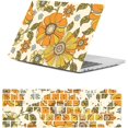 thumbnail image 1 of Hard Cover for MacBook Pro 15 inch Case A1398 2015 2014 2013 2012 with Retina Display, Plastic Laptop Hard Shell Case & Keyboard Cover for MacBook Pro 15 Retina,Yellow Flower, 1 of 7