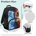 thumbnail image 7 of KUIFORTI Ice Fire Wolf Print Kids School Backpack Large Capacity with Multiple Organizer Pockets for Elementary Middle Boys Back to School Gifts for Students, 7 of 7