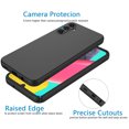thumbnail image 4 of Cell Phone Cases for 6.6" Galaxy A14 5G, Liquid Silicone Gel Rubber Shockproof Case Ultra Thin fit Galaxy A14 5G Case Slim Matte Surface Cover for Samsung Galaxy A14 5G 2022 -Black, 4 of 8