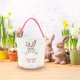 thumbnail image 4 of Fiudx Bolsa de Tela Suave con Orejas de Conejo, Adorable Bolsa de Regalo de Pascua, Material Súper Suave para Mayor Comodidad, Versátil para Búsquedas y Fiestas de Pascua, Perfecta para Celebraciones, 4 of 5