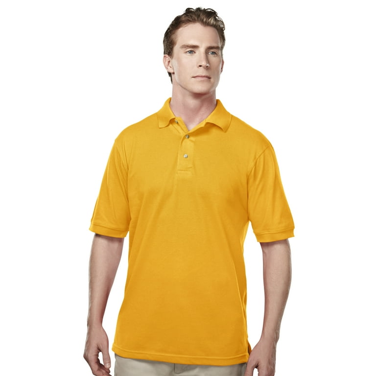 Wholesale Big Mens Short Sleeve Pique Polo Shirt School Uniform in