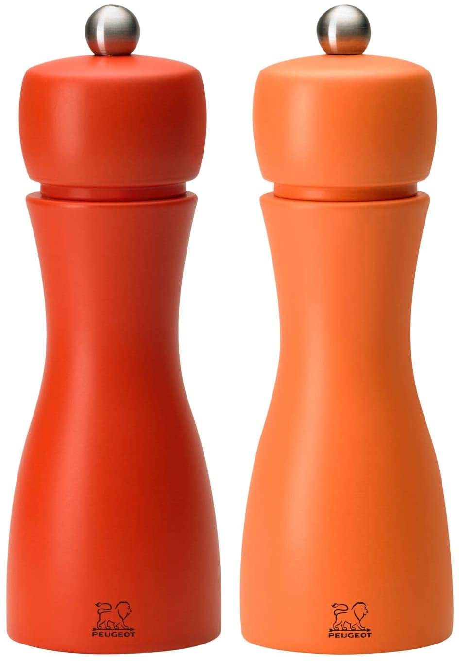 6 Shadow of Pink Peugeot Tahiti Duo Spring Salt and Pepper Mill Set 15cm 