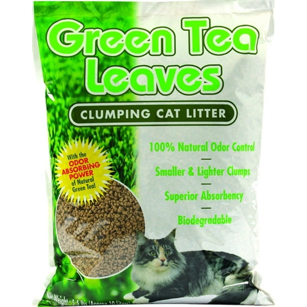 Next Gen Green Tea Fresh cat litter made from recycled wood and green
