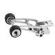 thumbnail image 5 of Rueda de cabeza para coche RC, pieza de coche RC, altura ajustable, repuesto, fácil de instalar, repuesto Plata, 5 of 9