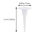 thumbnail image 2 of Phenofice 70Pack Cake Decoration Tools Round White Plastic Inserts for DIY Cake Decorating and Party Decoration, 2 of 8