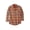 Pumpkin Plaid, variant on by KingSize Men's Big & Tall  Flannel Shirt