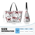 thumbnail image 4 of Fotbe Monkey Pattern Water-Resistant Beach Travel Bag - Large Capacity Tote with 7 Pockets, Lightweight Design for Women & Men, Perfect for Beach, Pool & Gym, 4 of 7