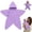 Purple, variant on Faraee Funny Crochet Star Baby Sleep Sack Side Button Open Onesie Bag Newborn Wearable Hooded Sleep Blanket for Photo Prop (25.59IN)