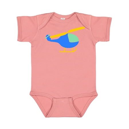 

Inktastic Cute Blue Helicopter Gift Baby Boy or Baby Girl Bodysuit
