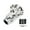 White, variant on Resin Gear Knob Racing-Car Mixed Pattern Shifting Head Street Shifter Head with 8,10,12MM Adapters