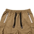 thumbnail image 6 of Big & Tall Men's Cargo Shorts 5 Pockets 7" Inseam Quick Dry Outdoor Hiking Short Pants Elastic Waist Drawstring Above Knee for Work, 6 of 8