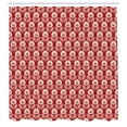 thumbnail image 3 of Ambesonne Ethnic Shower Curtain, Classic Vintage Art, 69"Wx70"L, Vermilion and White, 3 of 5