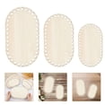thumbnail image 4 of MasteelfCA 3 Pcs Fond de Sac en Bois DIY Tricot Crochet Base de Modelage avec Trous, 4 of 7