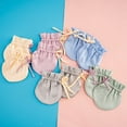 thumbnail image 4 of Mulberry Silk Baby Mittens with String 0-6 Months, Newborn no Scratch Gloves for Baby Boys Girls, Organic Silk Eczema Mittens, 4 of 4