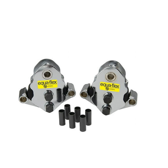 Lippert Components Leaf Spring Equalizer 279687 Equaflex; For 5-1/2 Inch Width Double-Eye Length Spring; Rubberized Suspension; Tandem Axle Trailers; 4000 To 6000 Pound Axle Load Capacity