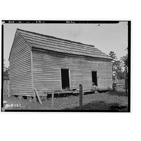 Historic Print, Dry Forks Plantation, County Road 12, Camden vicinity, Wilcox County, AL - 14, 18" x 24"