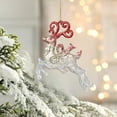 thumbnail image 5 of Mecorevxz Christmas Decorations Christmas Tree Pendant Snowflakes Flowers Garlands and Bowknots Shaped Ornaments Christmas Gifts(B), 5 of 9