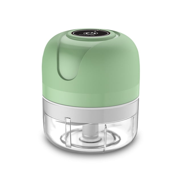 Molinillo de ajo de vegetal eléctrico recargable USB Acero inoxidable Portátil Portátil Cocina Cocinero CHEP GADGETS Accesorios 100ml, Verde Inevent HA009539-01B
