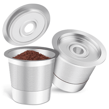 Reusable K Cups Coffee Pods, Filters for Single Cup Coffee Makers, Universal Refillable KCups, K-cups Reusable Filter - Good Daily Companion