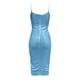thumbnail image 3 of Gibobby Vestidos para mujer casuales Vestido de tirantes de lentejuelas con temperamento europeo y americano para mujer de primavera y verano para mujer(Azul,G), 3 of 4