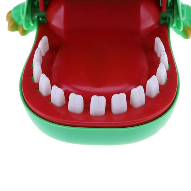 grand crocodile bouche dentiste morsure doigt jeu crocodile jouet