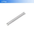 thumbnail image 3 of Uxcell 2Pack Compression Springs, 0.3mm Wire Diameter x 2mm OD x 15mm Length Stainless Steel Extension Spring, Silver, 3 of 5