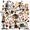 2A, variant on Cartoon Coffee Theme Stickers, Waterproof Coffee Theme Sticker for Water Bottle Laptop Phone Cases Planner Skateboard Luggage Helmet Party Favor Decor, Ideal for Adults Teens Teacher Rewards