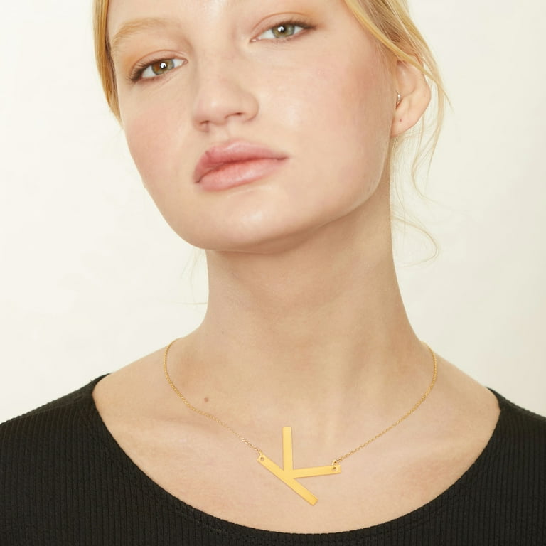 K 2024 sideways necklace