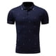 thumbnail image 1 of Blusa y camisa de manga corta con cuello vuelto para hombre, blusa informal con estampado de moda para hombre, blusa de manga corta con cuello vuelto para hombre, 1 of 5