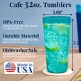 thumbnail image 2 of Tumblers US Acrílico de plástico para café, reutilizable, 960 ml (juego de 12), 2 of 8