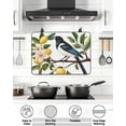 thumbnail image 5 of Stove Top Covers for Electric Stove 36x21 Inches, Summer Lemon Heat Insulation Fireproof Glass Cooktop Protector, Watercolor Birds Vintage Multipurpose Countertop Stovetop Cover for Kitchen, 5 of 8