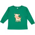 thumbnail image 3 of Inktastic Cute Lil' Cow Boys or Girls Long Sleeve Toddler T-Shirt, 3 of 5