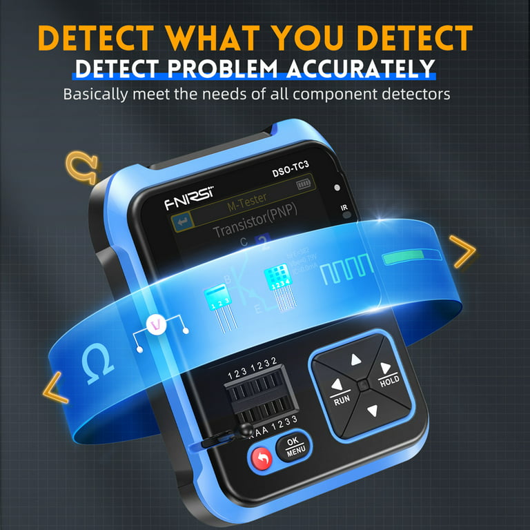 Handheld Portable Digital Oscilloscope Transistor Checker Testeur  Inductance Capacité Résistance Mètre