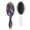 White-235, variant on Floral and Skull Hair Brush, Retro Vintage Botanical Print Detangling Paddle Brush with Artistic Watercolor Floral Design