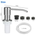 EEEkit Soap Dispenser for Kitchen Sink and Extension Tube Kit, 47" Tube