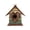 Heart, variant on Outdoor birdhouse, hanging outdoor birdhouse, decorative pet house for garden and courtyard, distressed wood design, suitable for bluebirds, hummingbirds, wrens, finches and cardinals