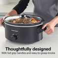 thumbnail image 6 of Hamilton Beach Double Dish Slow Cooker with 6qt Crock and Dual 2.5qt Nonstick Insert, 6 of 8