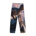 thumbnail image 3 of Lsque Sunset Cliff Dinosaur Print Men's Pajama Pants, Lounge Pant - Comfortable Home Wear,Elastic Waistband, Stylish Design-Small, 3 of 9