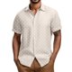 thumbnail image 1 of Hawaiian Shirt For Men, Men's Vintage Button Down Bowling Shirts Short Sleeve Summer Beach Shirt 2XL, 1 of 5