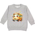 thumbnail image 2 of Inktastic Cute School Bus Toddler Sweatshirt, 2 of 4