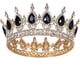 thumbnail image 1 of Coronas y tiaras de princesa para niñas pequeñas: corona de princesa de cristal, cumpleaños, fiesta de graduación, fiesta de disfraces, coronas de reina con diamantes de imitación, WZ-1629R, 1 of 5