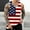Red, variant on USSUMA Mens Tank Tops Summer Sleeveless Crewneck Beach Tank Tops for Men American Flag Sunflower Graphic Big and Tall Tee Tops Red,XL