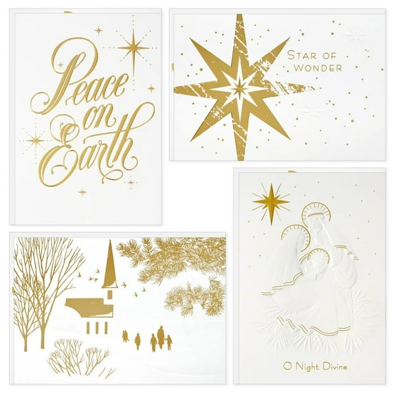 Hallmark Traditional Holiday Card Assortment, 40 Pack (Elegant Icons)