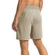 thumbnail image 4 of pstuiky Hombres bajos, Pantalones cortos casuales holgados de color liso con cremallera, bolsillo, cordón y cintura elástica para hombre Pantalones cortos de entrenamiento, 4 of 8