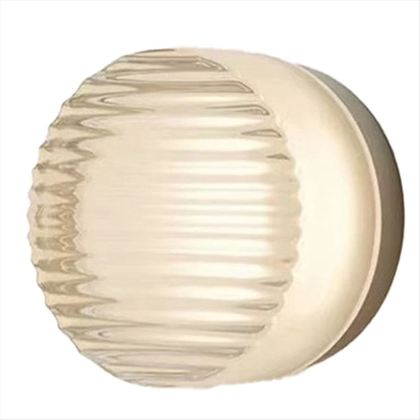 Lámparas de Pared LED para Dormitorio, Mesita de Noche, Interior, Exterior, Aplique Redondo LED, Accesorios de Iluminación, Luminaria de Fondo, Luz Acrílica, F